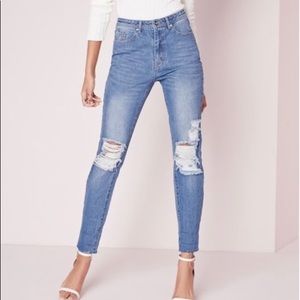 Missguided Riot High Rise Mom Jeans